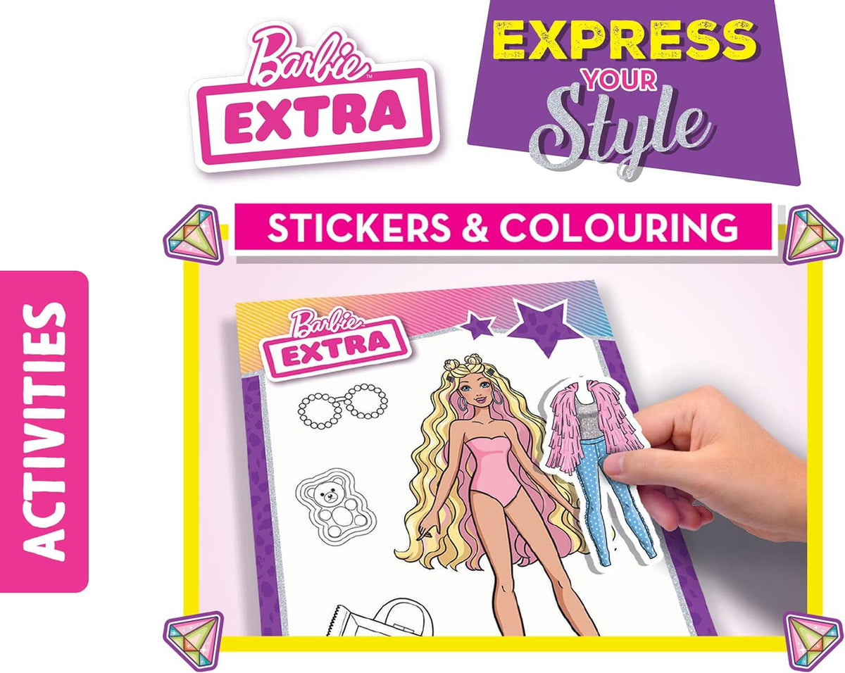 Carte de colorat cu activitati Barbie  - Stilul tau