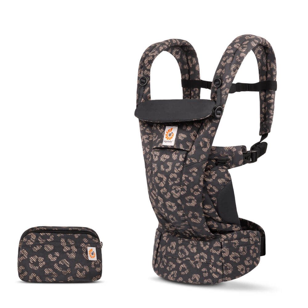 Marsupiu, Ergobaby, Omni Dream, Black Leopard, 0-2 ani, Ergonomic