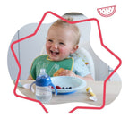 Badabulle - Set 3 farfurii anti-alunecare