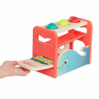 Banc cu ciocan, bile si xilofon din lemn B.Toys