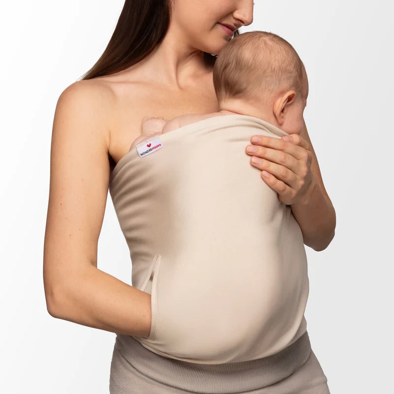 Banda Textila pentru Contact Skin to Skin  Wondermom Bej