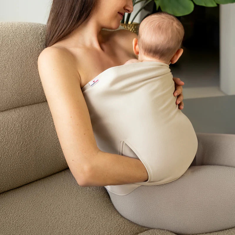 Banda Textila pentru Contact Skin to Skin  Wondermom Bej