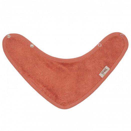 Bamboo Bandana Bib Apricot Blush