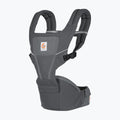 Ergobaby Marsupiu Alta Hip 4 luni - 4 ani 5.5-20.4 kg Graphite Grey certificat IHDI cu plasa SoftFlex