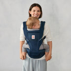 Ergobaby Marsupiu Alta Hip 4 luni - 4 ani 5.5-20.4 kg Midnight Blue certificat IHDI