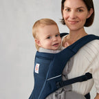 Ergobaby Marsupiu Alta Hip 4 luni - 4 ani 5.5-20.4 kg Midnight Blue certificat IHDI