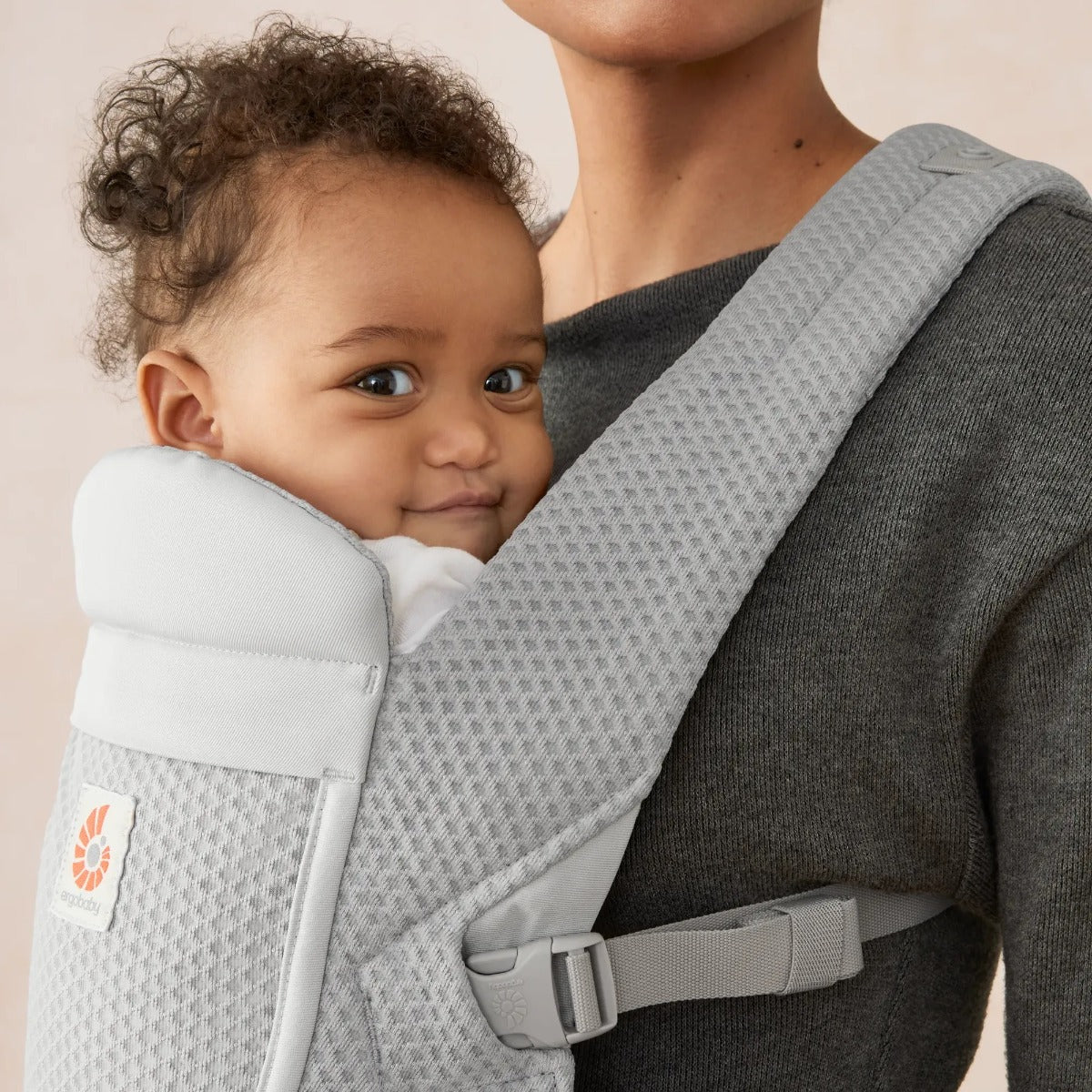 Marsupiu Omni Lite Mesh, Ergobaby, Pearl Grey