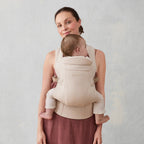 Ergobaby Marsupiu Omni Lite Mesh Natural Linen 0-24 luni poliester, purtare frontala ergonomica