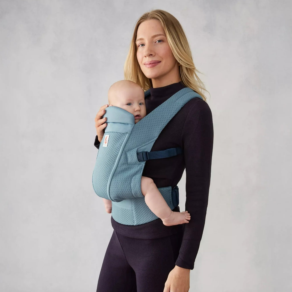 Ergobaby Marsupiu Omni Lite Mesh Slate Blue 0-24 luni plasa poliester purtare frontala