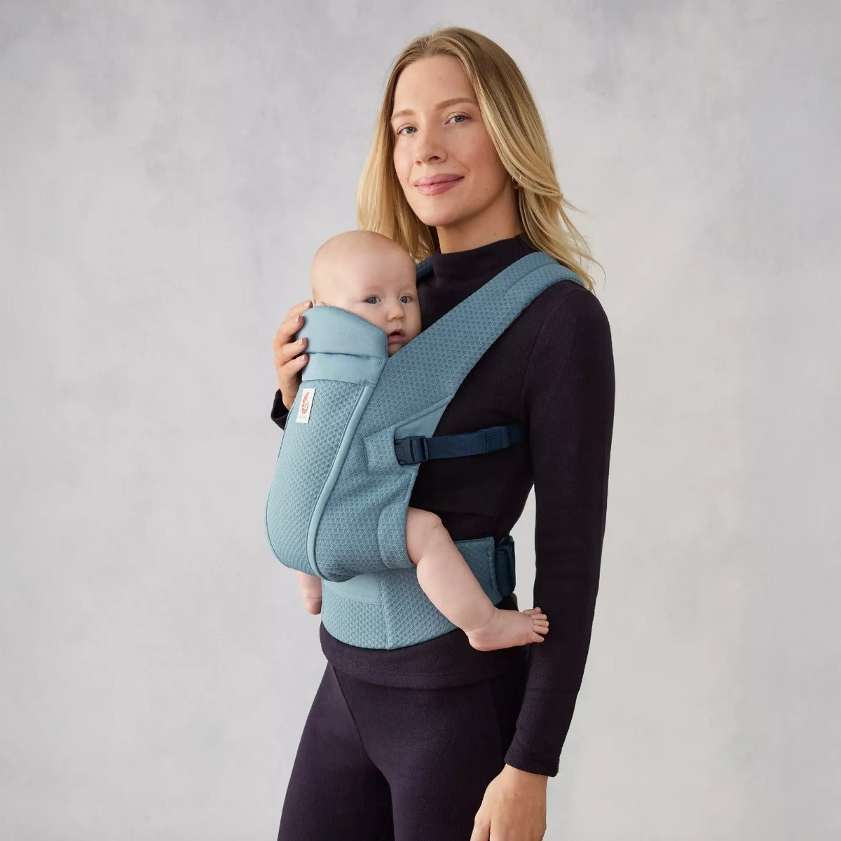 Ergobaby Marsupiu Omni Lite Mesh Slate Blue 0-24 luni plasa poliester purtare frontala