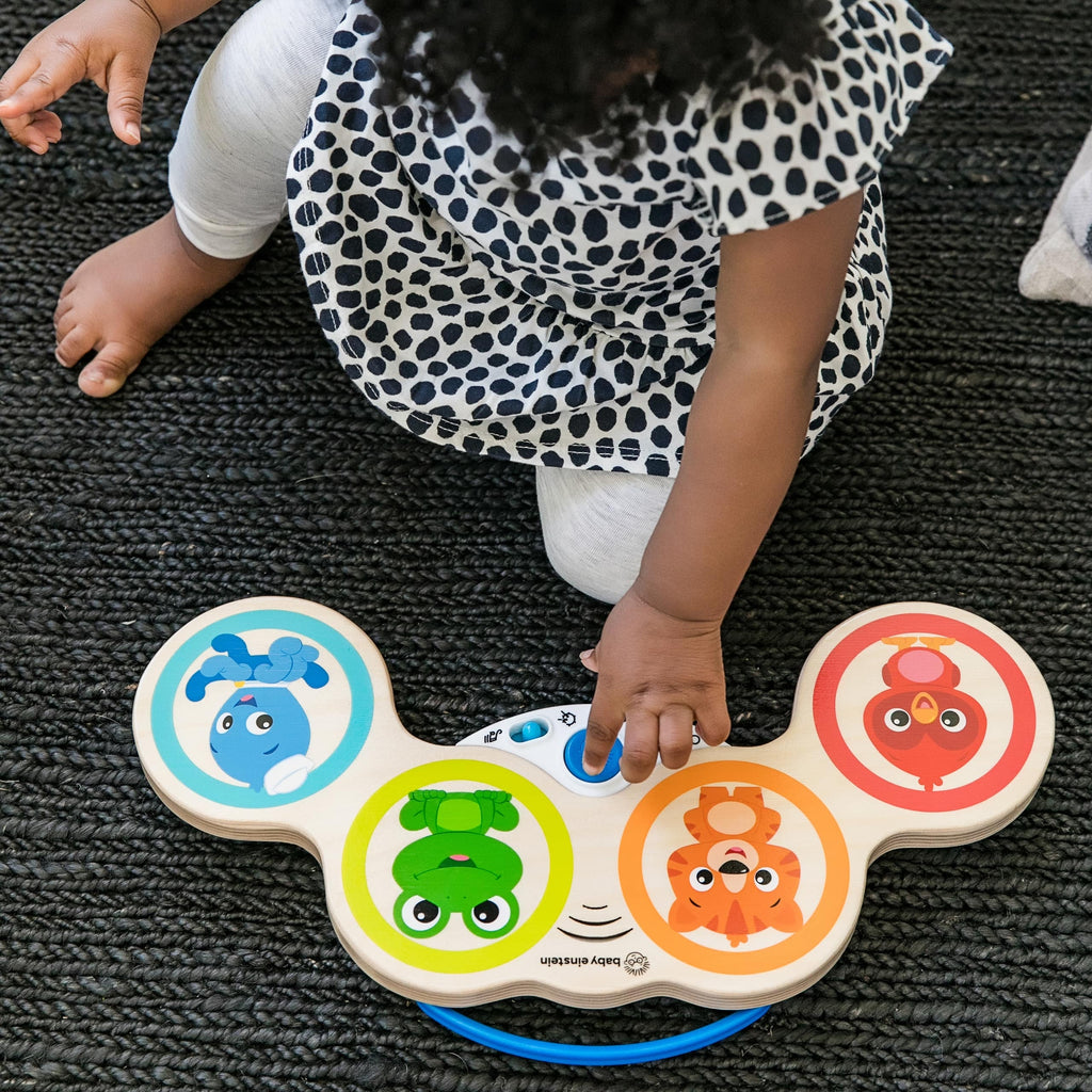 Baby Einstein – Jucarie muzicala de lemn Hape Magic Touch Drum™