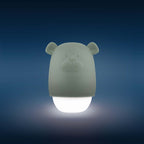 Lampa de veghe cu senzor de lumina Benny the Bear, Zazu Kids , Verde