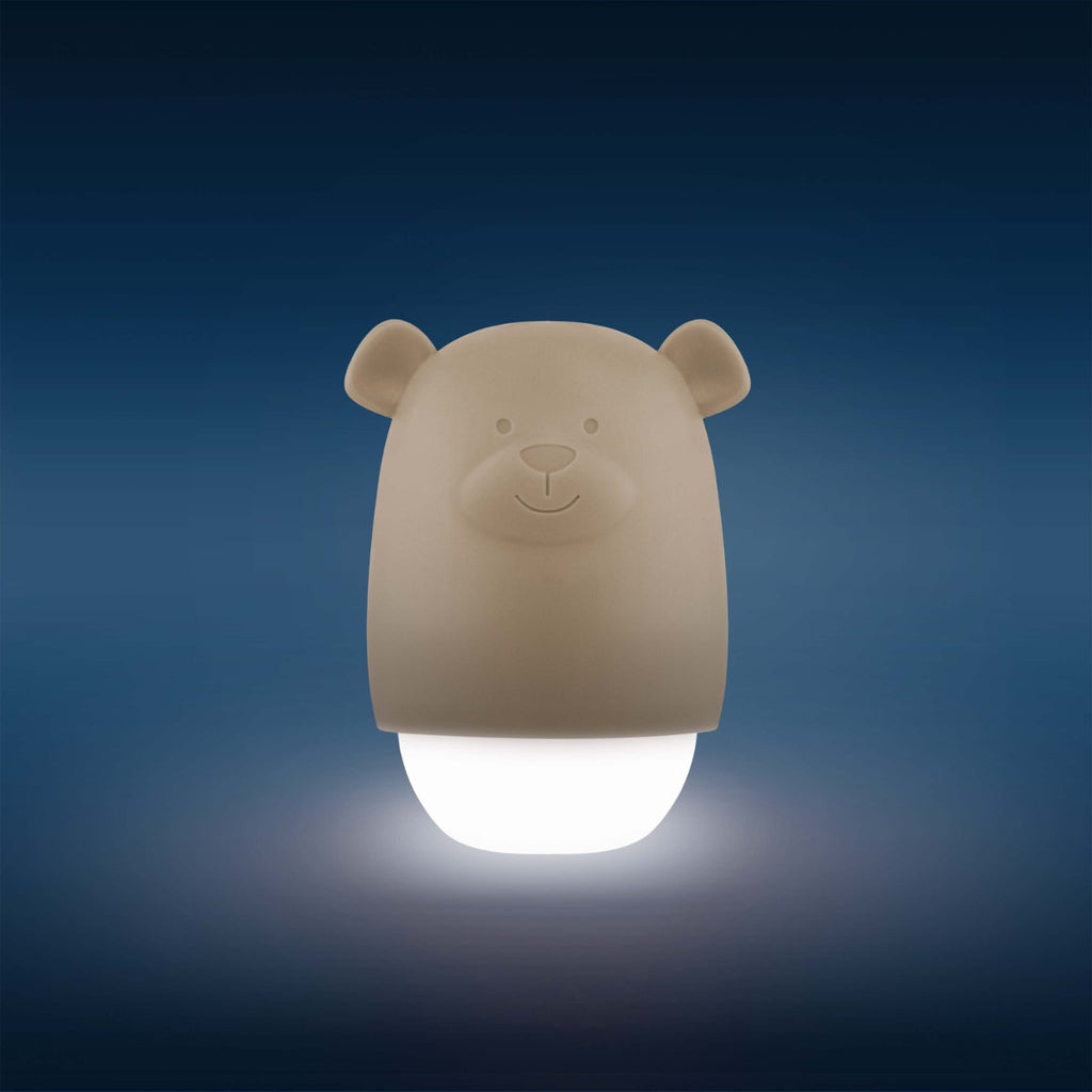 Lampa de veghe cu senzor de lumina Benny the Bear, Zazu Kids, Bej
