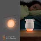 Lampa de veghe cu senzor de lumina Benny the Bear, Zazu Kids, Bej