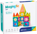 Bufnitel Set de construcție magnetic 48 piese din plastic, 5.5 cm, 3 ani+, construcții 2D și 3D