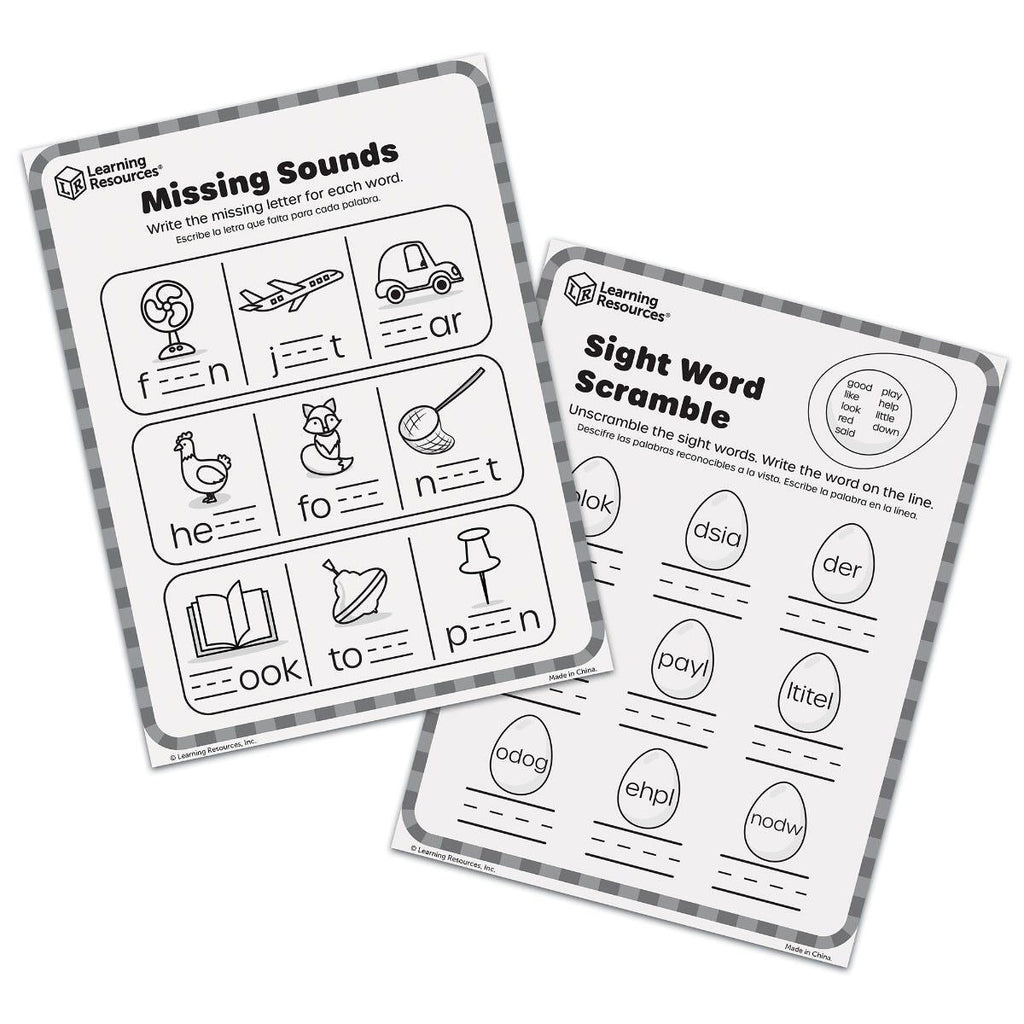 Set activitati educative - Invat suntele & citesc (lb.engleza)