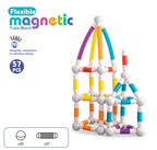 Set de constructie STEM magnetic -  Tuburi flexibile (57 piese)