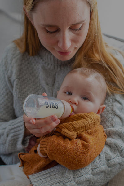 BIBS - Set complet biberon din sticla anticolici, 225 ml, Cloud