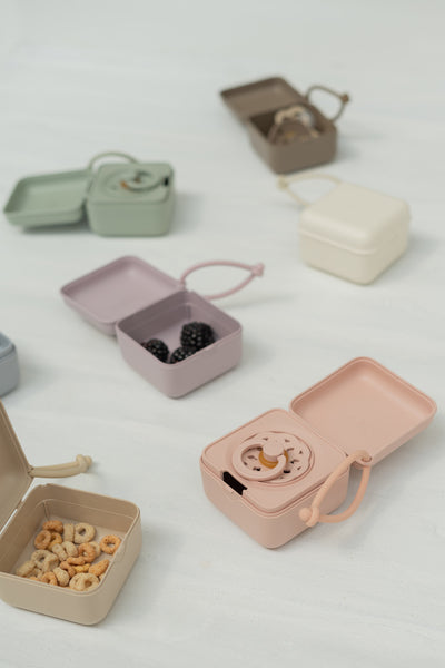 BIBS - Cutie multifunctionala pentru depozitare suzete, Dark Oak