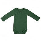 Long-Sleeve Bodysuit, Bamboo Aspen Green 50-56