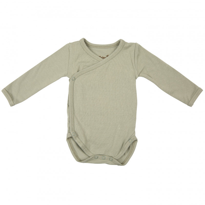 Body cu Maneca Lunga, din Bambus Whisper Green 50-56