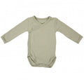Body cu Maneca Lunga, din Bambus Whisper Green 50-56