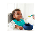 Navy Silicone Bowl
