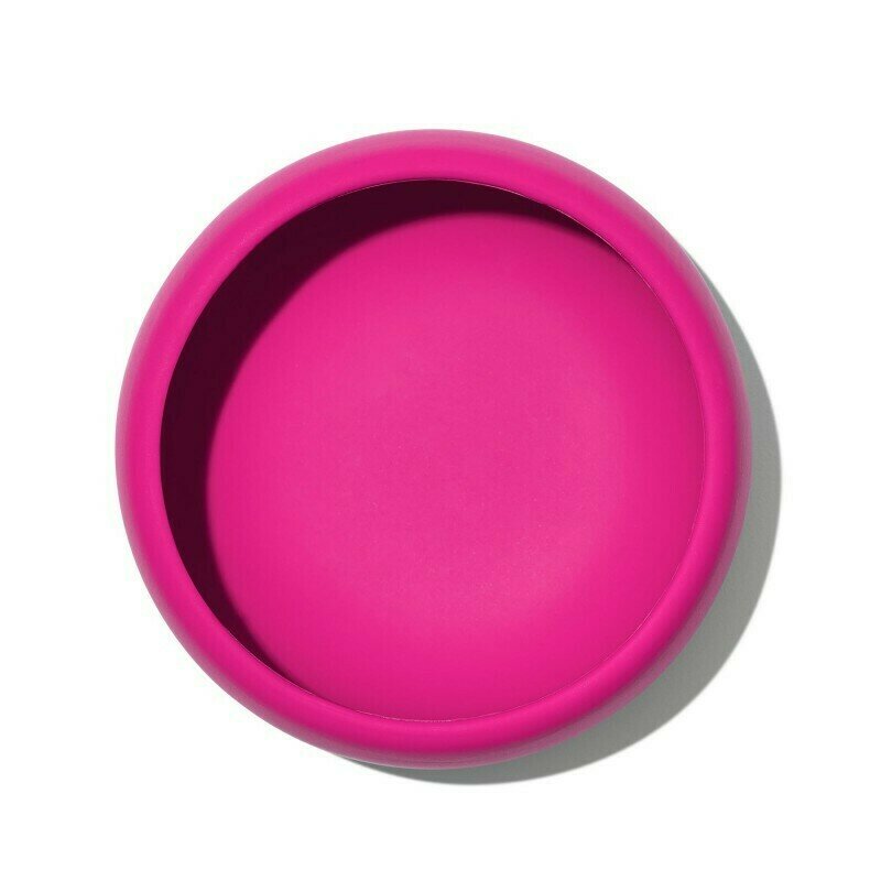 Pink Silicone Bowl
