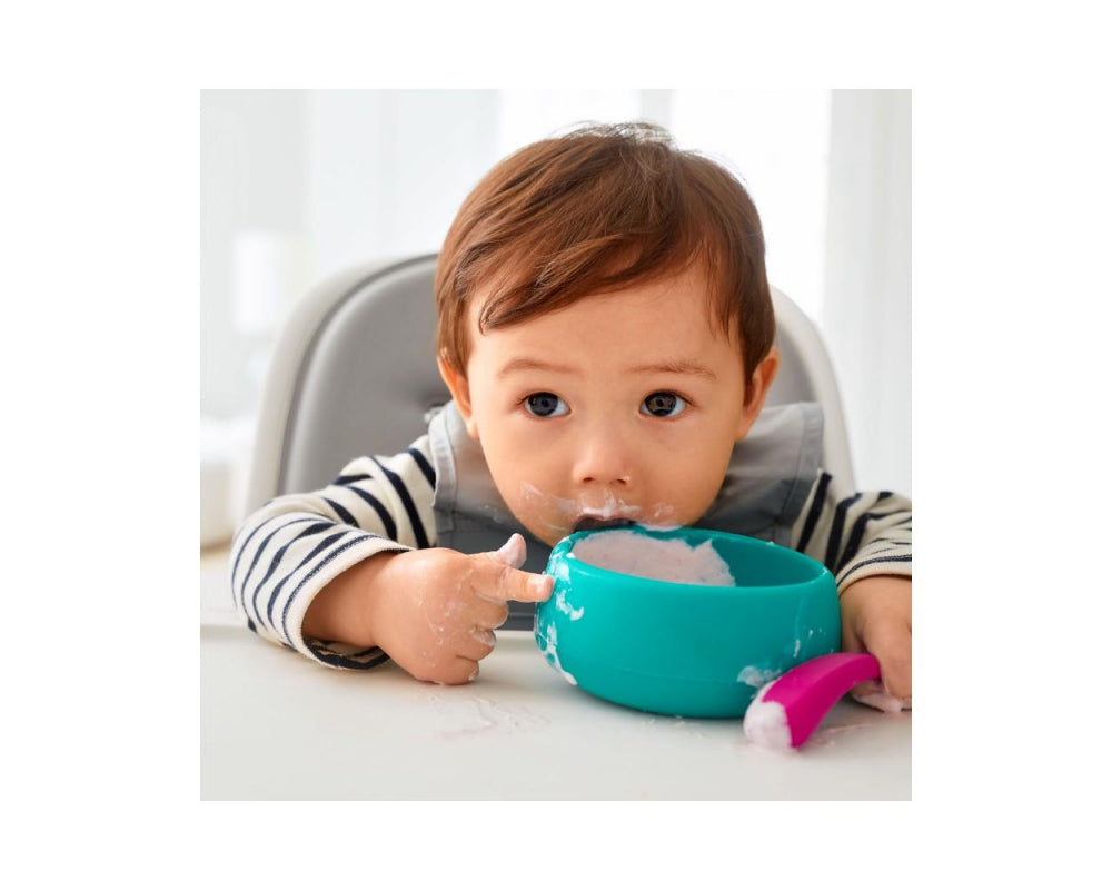 Teal Silicone Bowl