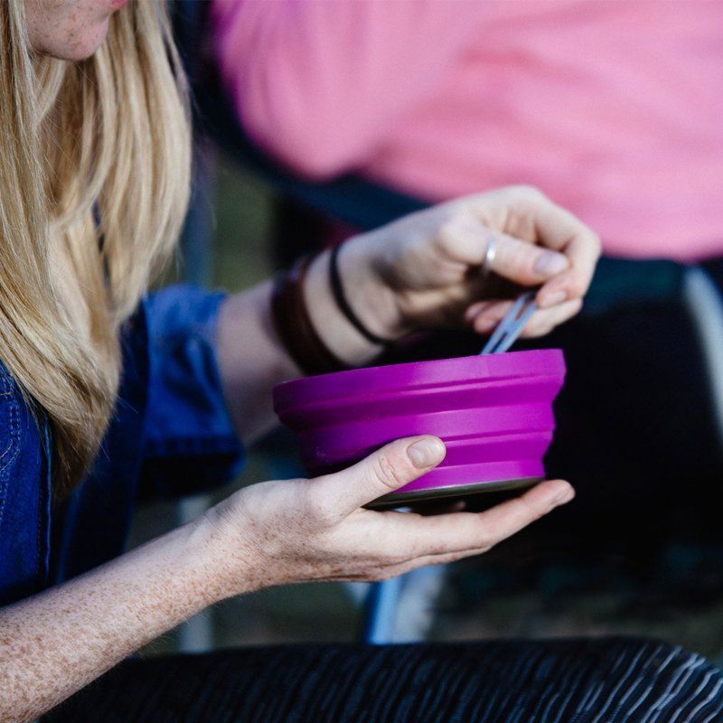 Foldable Silicone Bowl Graphite 500 ML