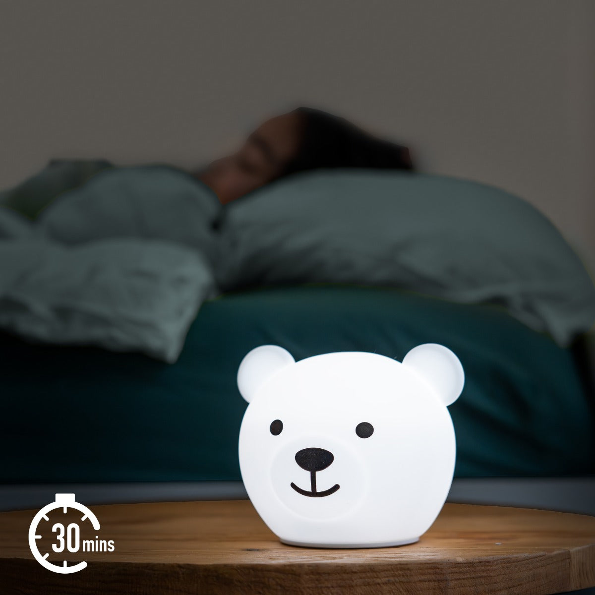 Bor the Bear multicolor night light, Zazu Kids