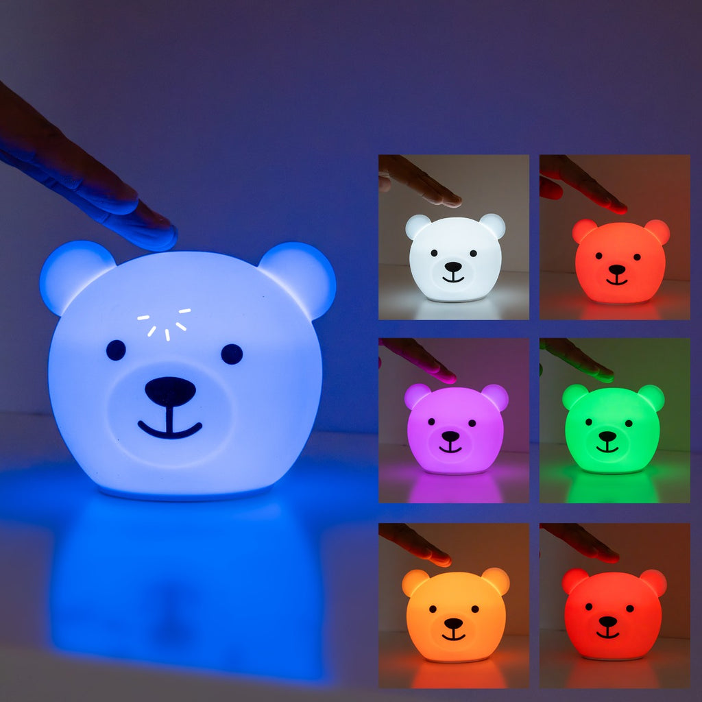 Lampa de veghe multicolora Bor the Bear , Zazu Kids