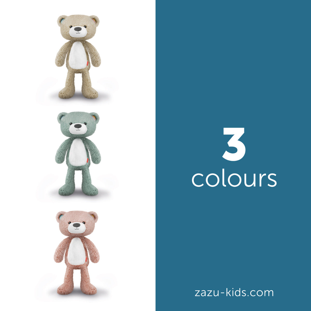 Brody the Bear Musical Sleep Trainer with Light, Pink, Zazu Kids