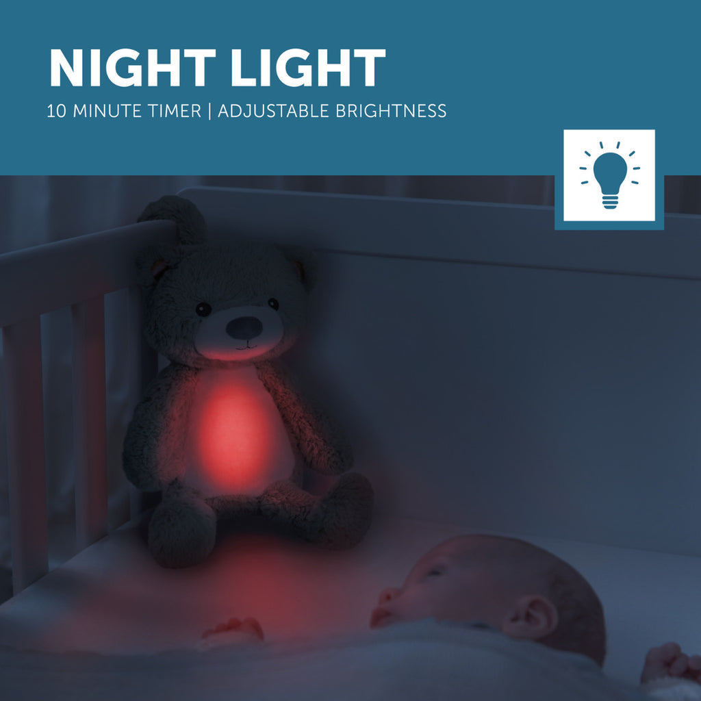 Brody the Bear Musical Sleep Trainer with Light, Pink, Zazu Kids