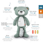 Brody the Bear Musical Sleep Trainer with Light, Pink, Zazu Kids