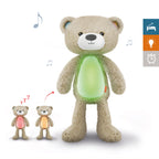 Zazu Kids Brody the Bear Musical Sleep Trainer with Light, Taupe