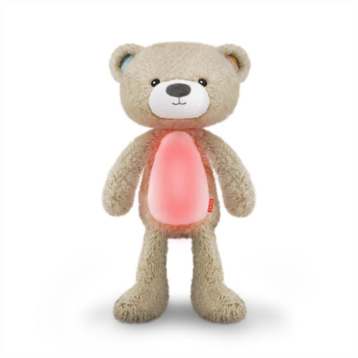 Zazu Kids Brody the Bear Musical Sleep Trainer with Light, Taupe