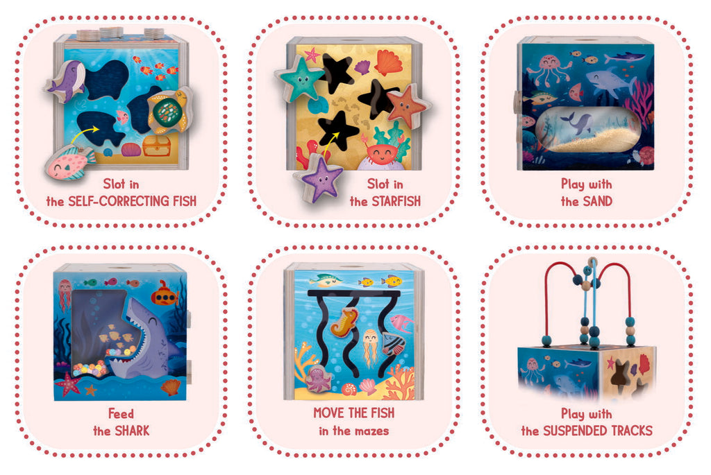 Cub senzorial Montessori - Oceanul vesel