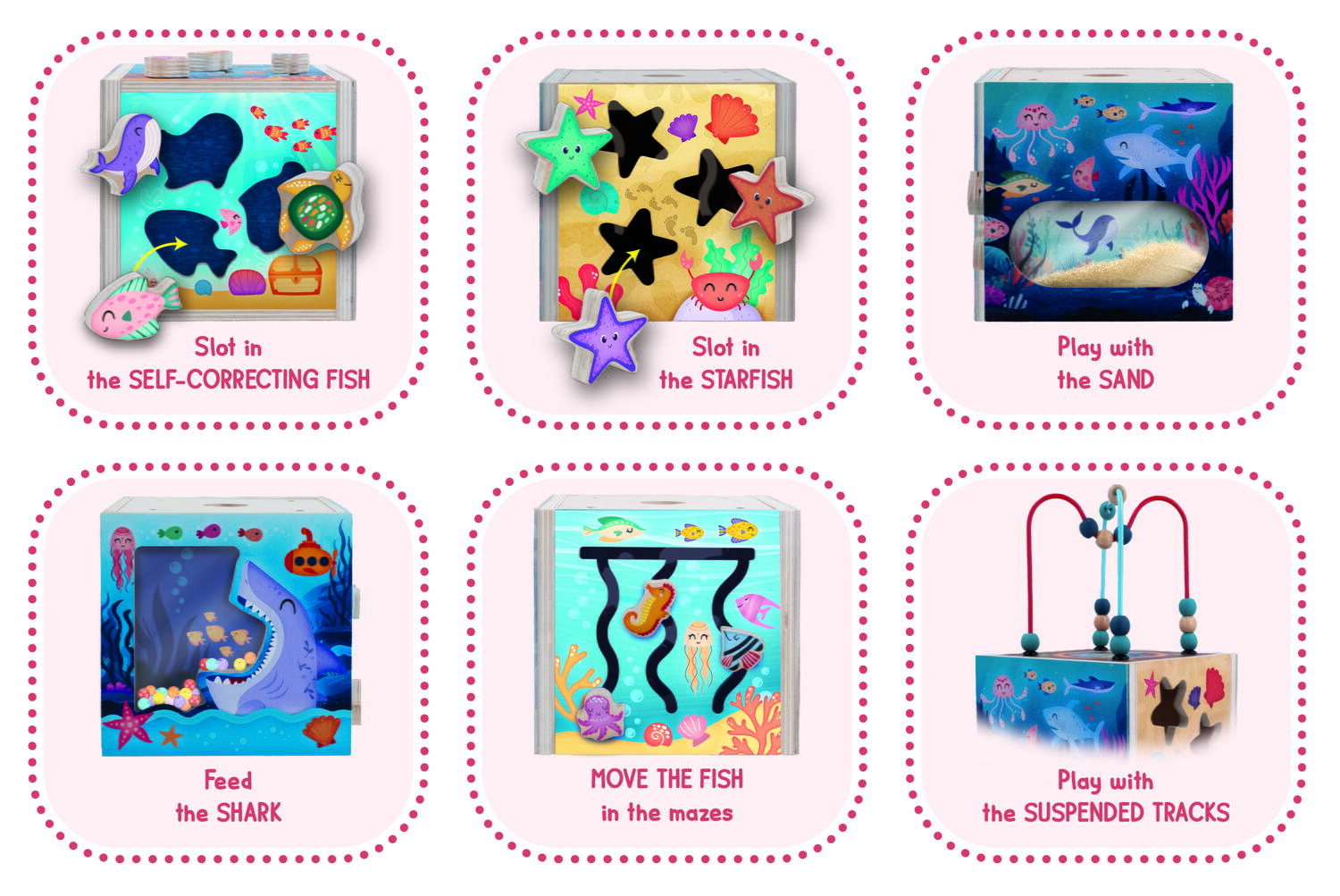 Cub senzorial Montessori - Oceanul vesel