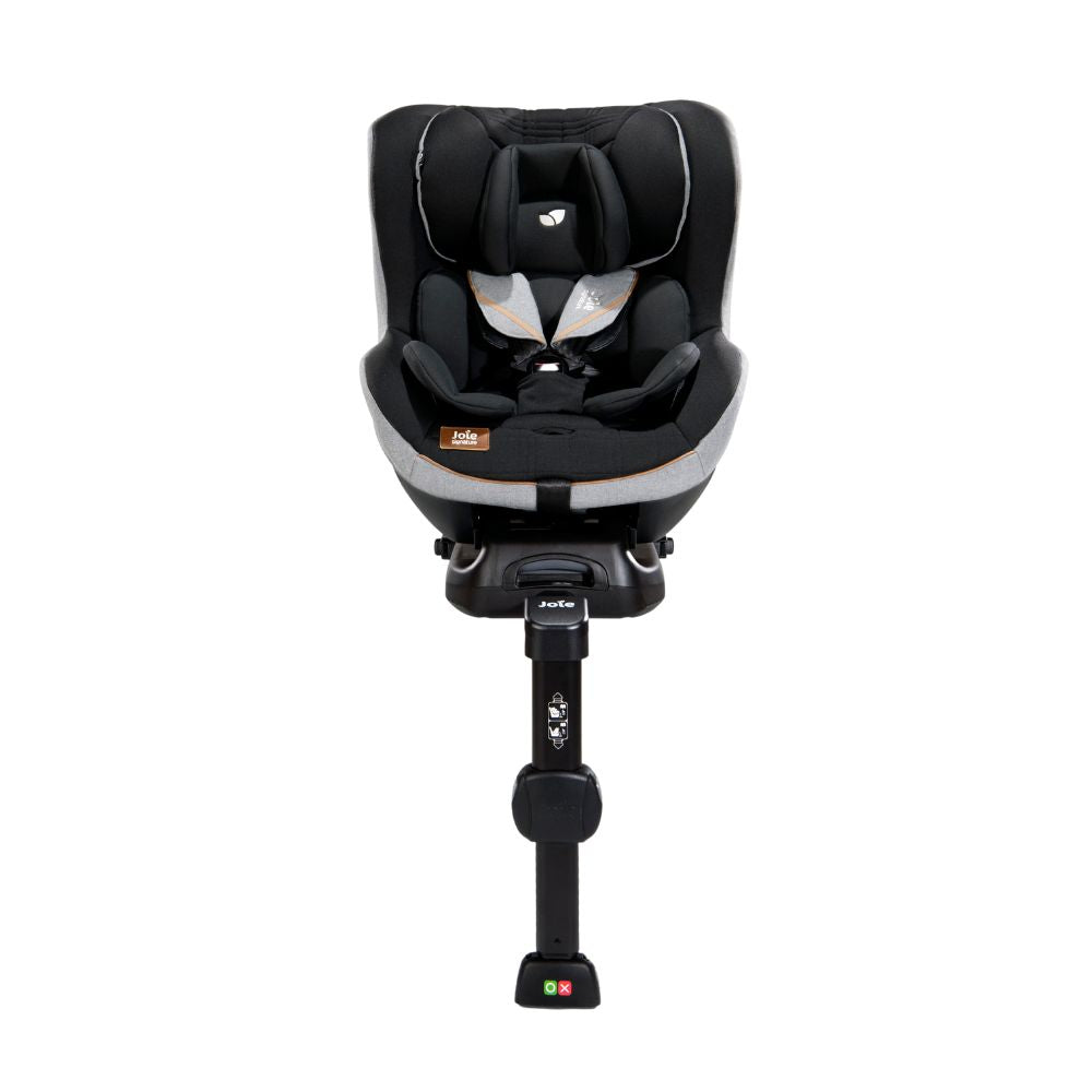Set scaun auto i-Size Joie i-Quest Signature Carbon, 40-105 cm + Baza i-Size i-Base LX 2, certificat R129