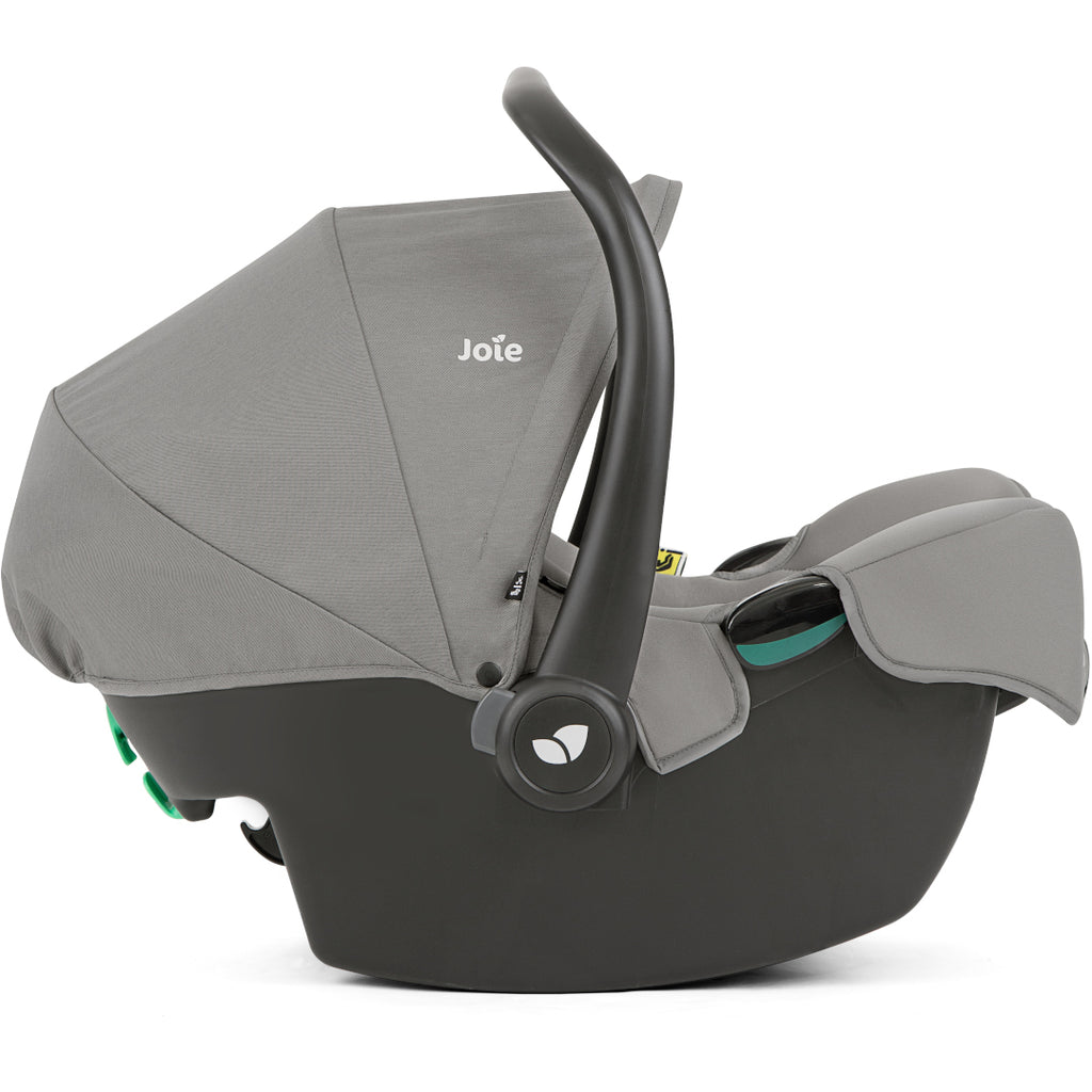 Joie - Scoica auto i-Snug 2 cu tetiera reglabila, 40-75 cm, Pebble, testata ADAC si certificata R129