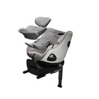 Set scaun auto rotativ i-Size Joie i-Harbour Signature Oyster, 40-105 cm + Baza i-Size i-Base Encore, testat ADAC si certificat R129
