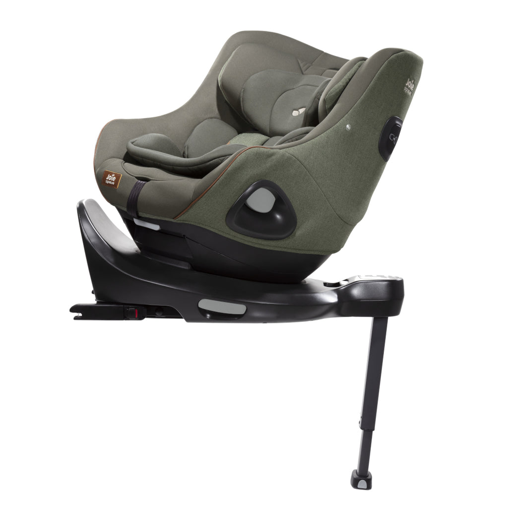 Set scaun auto rotativ i-Size Joie i-Harbour Signature Pine, 40-105 cm + Baza i-Size i-Base Encore, testat ADAC si certificat R129