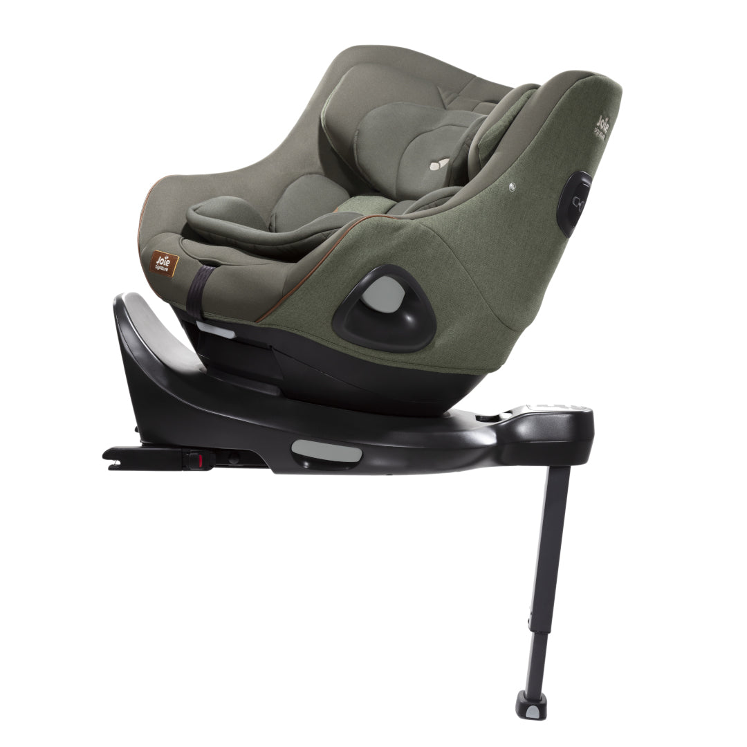 Set scaun auto rotativ i-Size Joie i-Harbour Signature Pine, 40-105 cm + Baza i-Size i-Base Encore, testat ADAC si certificat R129