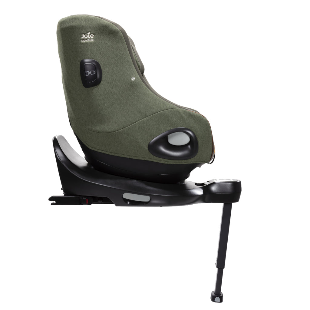 Set scaun auto rotativ i-Size Joie i-Harbour Signature Pine, 40-105 cm + Baza i-Size i-Base Encore, testat ADAC si certificat R129