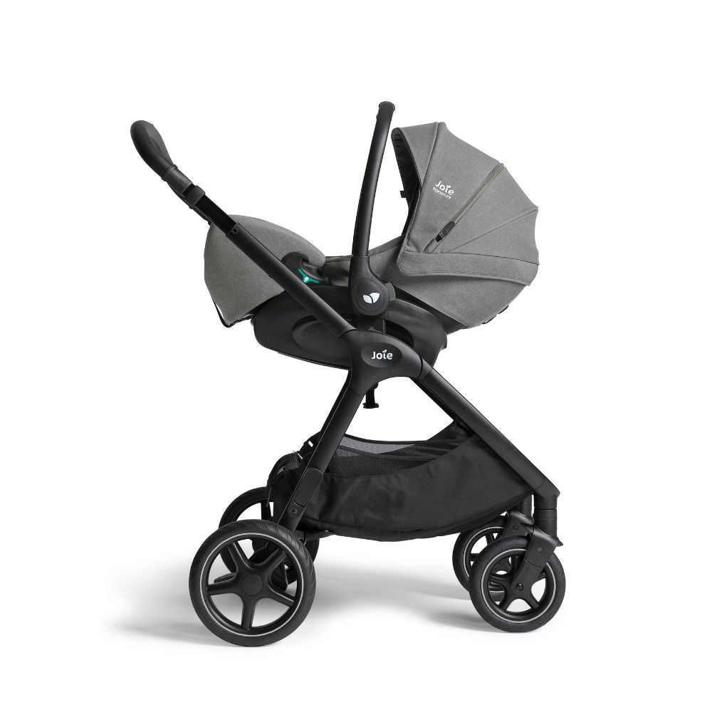 Joie - Scoica auto inclinabila i-Size i-Level Pro Signature Evergreen, 40-87 cm, testata ADAC si certificata R129