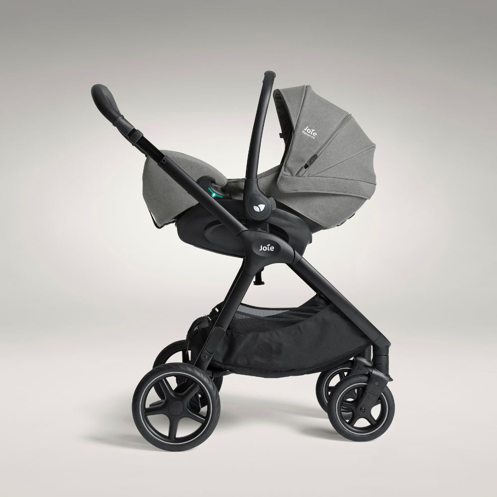 Joie - Scoica auto inclinabila i-Size i-Level Pro Signature Evergreen, 40-87 cm, testata ADAC si certificata R129