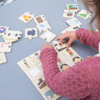 Puzzle din lemn - Notiuni opuse