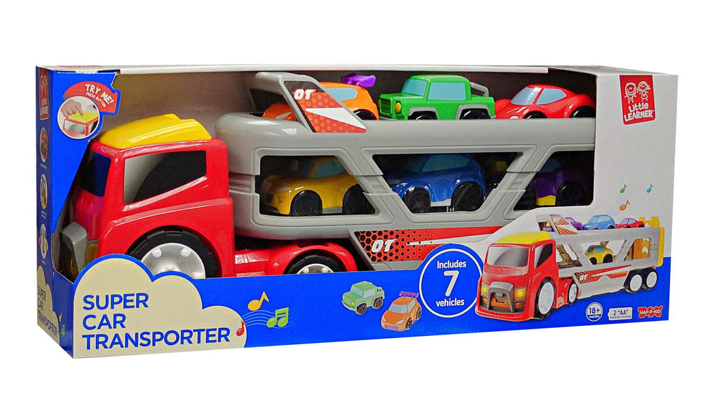 Jucarie interactiva - Camion cu platforma auto