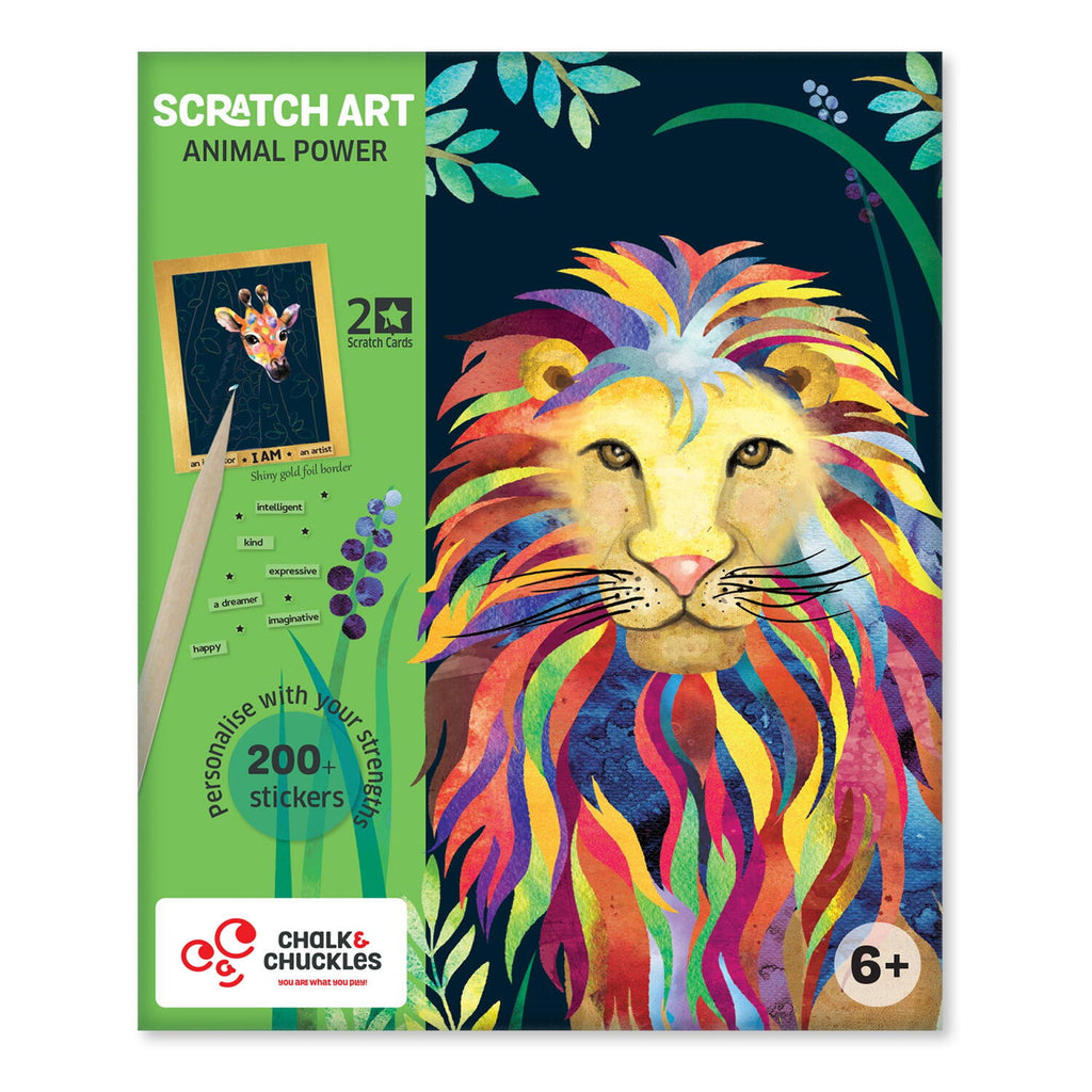 Set creativ de razuit - Superputerile animalutelor